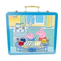 Peppa Pig Art Tin Case with 60pc Creative Accessories Kit