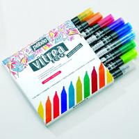 Pebeo Vitrea 160 Frosted Markers. Pack of 9