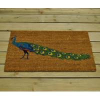 Peacock Coir Doormat by Gardman