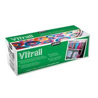 Pebeo Vitrail Paints 45ml Assorted Set of 10