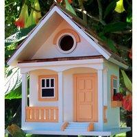Peaches And Cream Cottage Bird House