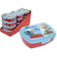 Peanuts Snoopy Charlie Brown Sandwich Lunch Snack Box Ideal For School
