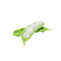 peas in a pod shaped ice tray