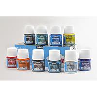 pebeo setacolor opaque suede effect paints set of 10