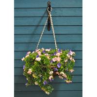 petunia artificial 30cm hanging basket by smart garden