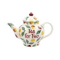 Personalised Cherries 2 Mug Teapot