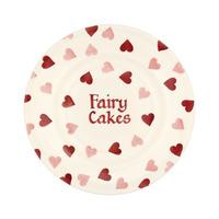 Personalised Pink Hearts 8 1/2 Plate