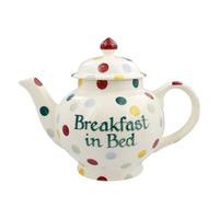 Personalised Polka Dot 4 Mug Teapot