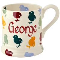 Personalised Easter Chick 1/2 Pint Mug