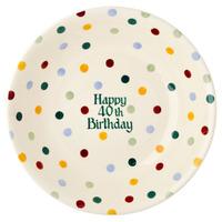 Personalised Polka Dot Large Dish