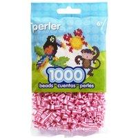 perler beads 1000pc pack pink candy stripe