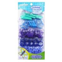 Perler Beads - 150 Shaped Beads - Jewel Tones