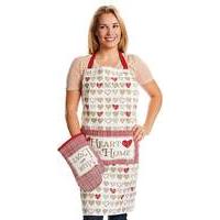 Personalised Made with Love Apron and Ov
