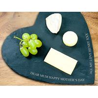 Personalised Heart Cheese Board