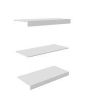 perkin white top base shelf pack w1000mm