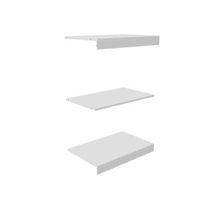 Perkin White Top Base & Shelf Pack (W)800mm