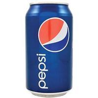 pepsi 330ml cola soft drink can pack of 24 cans