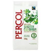 Percol (200g) Fairtrade Columbia Ground Coffee Medium Roasted