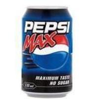 Pepsi Max 330ml Can Pack of 24 3387