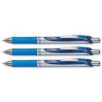 Pentel Energel XM Retractable Liquid Gel Pen Blue Medium