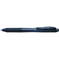 pentel energel retractable gel rollerball pen 10mm black