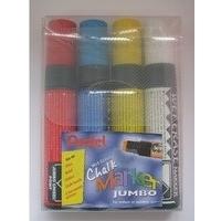 Pentel Jumbo Chalk Marker Chisel Tip Pack of 4 Assorted