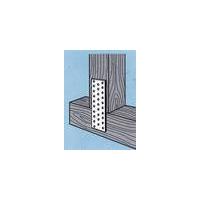 Perforated wood connection plates, 200 x 60 mm, 12 pieces