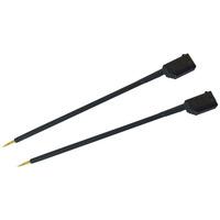 peak etp85 pair of gold plated test prods 2mm connectors