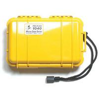 Peli 1040 Microcase Yellow with Black Liner
