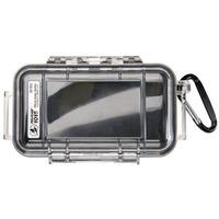 peli 1015 microcase clear with black liner