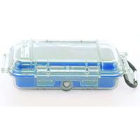 peli 1015 microcase clear with blue liner