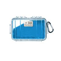 Peli 1050 Microcase Clear with Blue Liner