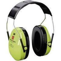 peltor h510av optime i neon green ear defenders