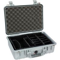 peli 1500 case with foam silver