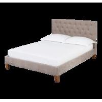 Pender Fabric Bed - Mink Double