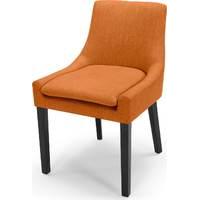 Percy Scoop Back Chair, Marigold Orange