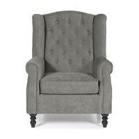 Perth Fabric Armchair Grey