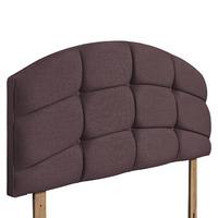 Pesaro Upholstered Headboard - Double - Amethyst