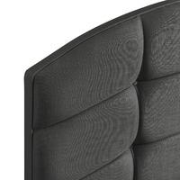 Pesaro Upholstered Headboard - Kingsize - Granite