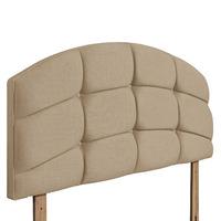 Pesaro Upholstered Headboard - Double - Beige