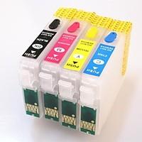 Permanent Chip EPSON T1631-T1634 Refillable Ink Cartridge For EPSON Workforce WF-2010W/2510WF/2520NF/2530WF/2540WF