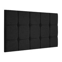 Pennine Malham Weave Headboard Ebony Small Double