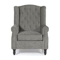 Perth Fabric Armchair Grey