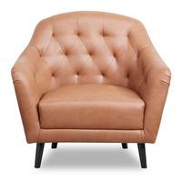 pearl faux leather armchair