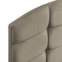 Pesaro Upholstered Headboard - Kingsize - Fudge
