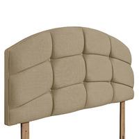 Pesaro Upholstered Headboard - Small Double - Sand