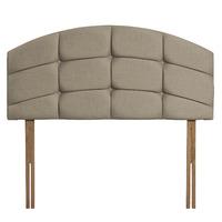 Pesaro Upholstered Headboard - Single - Fudge