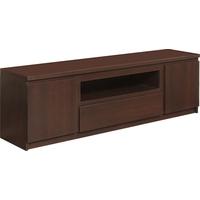 Pello Dark Mahogany TV Cabinet - Wide 2 Door 1 Drawer