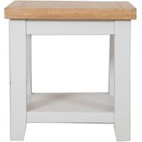 Perth French Grey Lamp Table