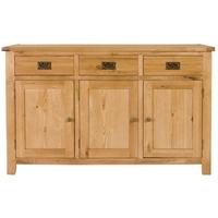 Perth Oak Sideboard - 3 Door